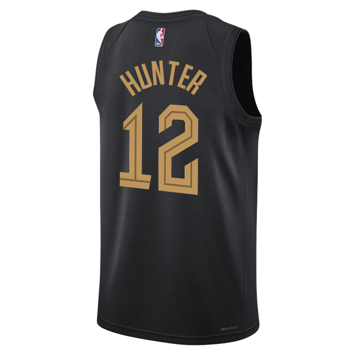 De'Andre Hunter 12 Cleveland Cavaliers Black Statement Jersey - Elite Zone Sports