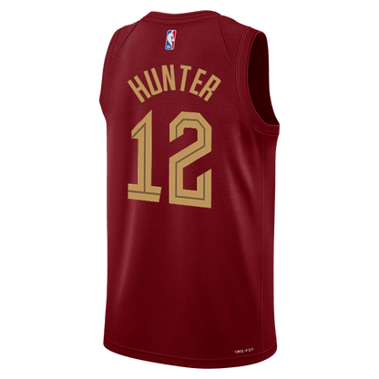 De'Andre Hunter 12 Cleveland Cavaliers Burgundy Icon Jersey - Elite Zone Sports
