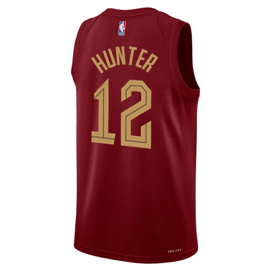 De'Andre Hunter 12 Cleveland Cavaliers Burgundy Icon Jersey - Elite Zone Sports