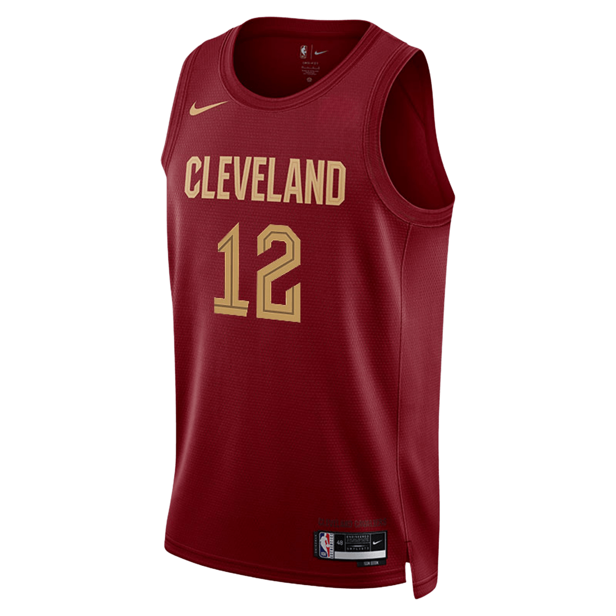 De'Andre Hunter 12 Cleveland Cavaliers Burgundy Icon Jersey - Elite Zone Sports