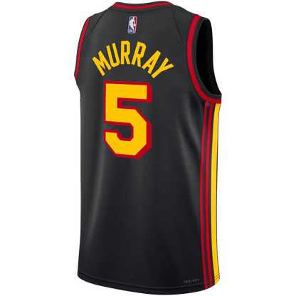 Dejounte Murray 5 Atlanta Hawks Black Statement Jersey - Elite Zone Sports