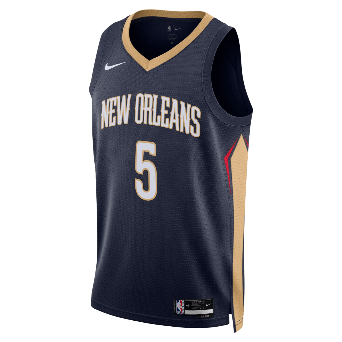 Dejounte Murray 5 New Orleans Pelicans Navy Icon Jersey - Elite Zone Sports