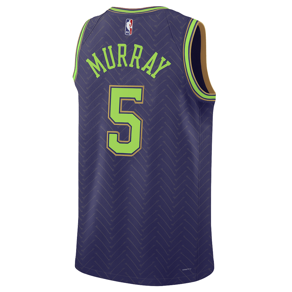 Dejounte Murray 5 New Orleans Pelicans Purple City Edition Jersey - Elite Zone Sports