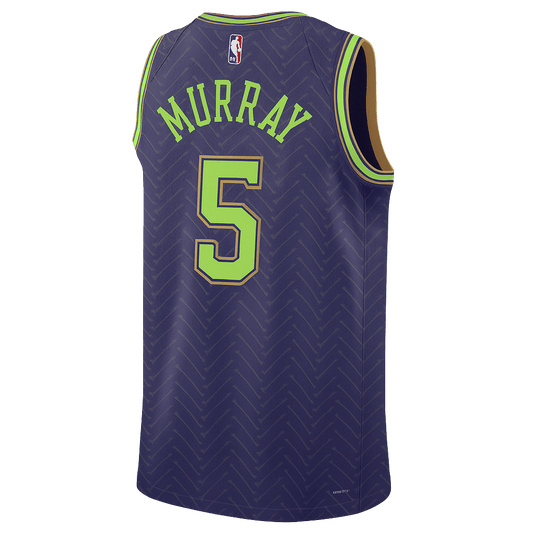Dejounte Murray 5 New Orleans Pelicans Purple City Edition Jersey - Elite Zone Sports
