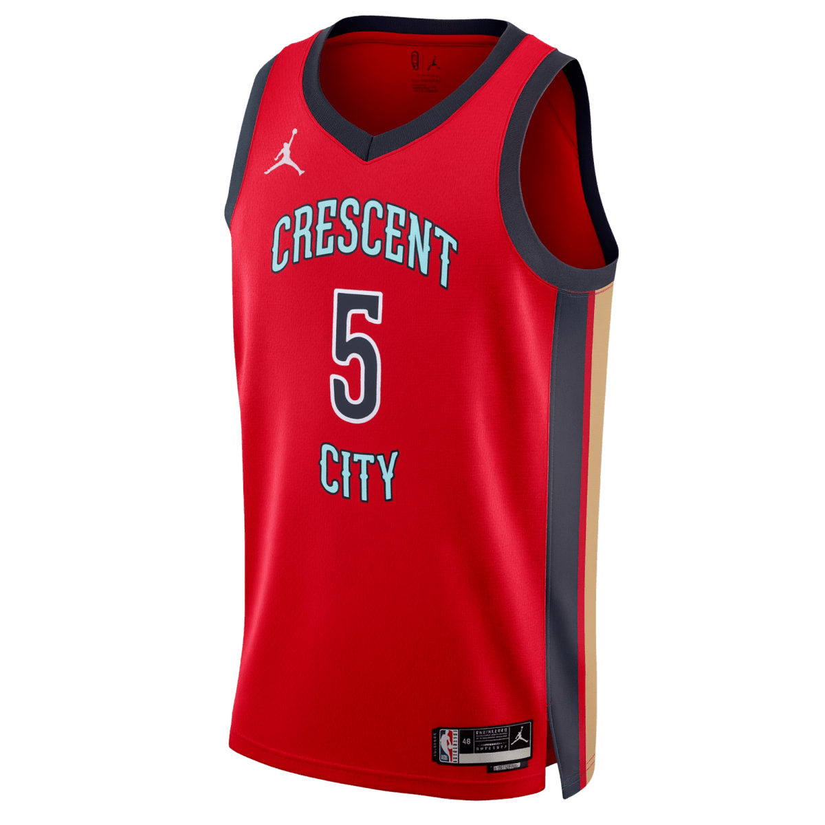 Dejounte Murray 5 New Orleans Pelicans Red Statement Jersey - Elite Zone Sports