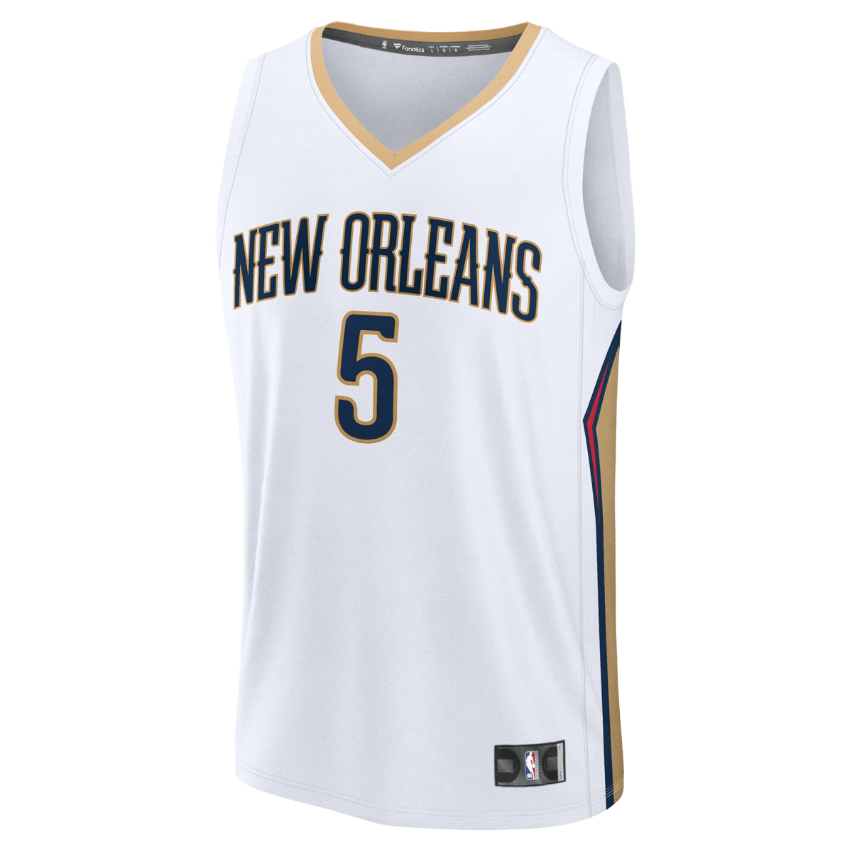 Dejounte Murray 5 New Orleans Pelicans White Association Jersey - Elite Zone Sports