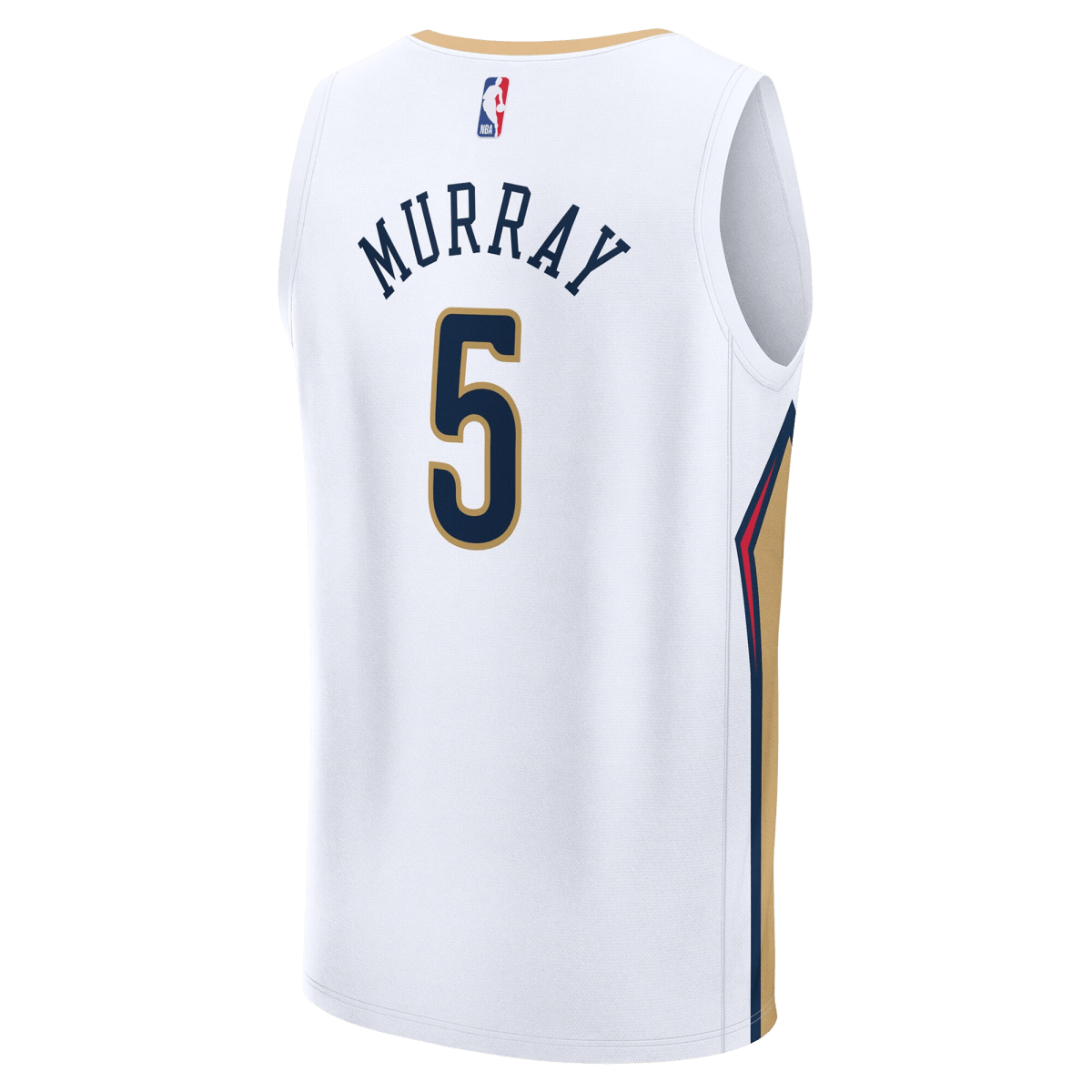 Dejounte Murray 5 New Orleans Pelicans White Association Jersey - Elite Zone Sports