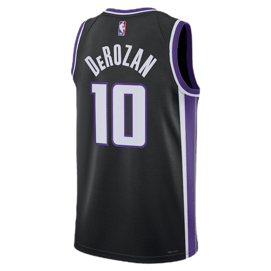 DeMar DeRozan 10 Sacramento Kings Black Icon Jersey - Elite Zone Sports