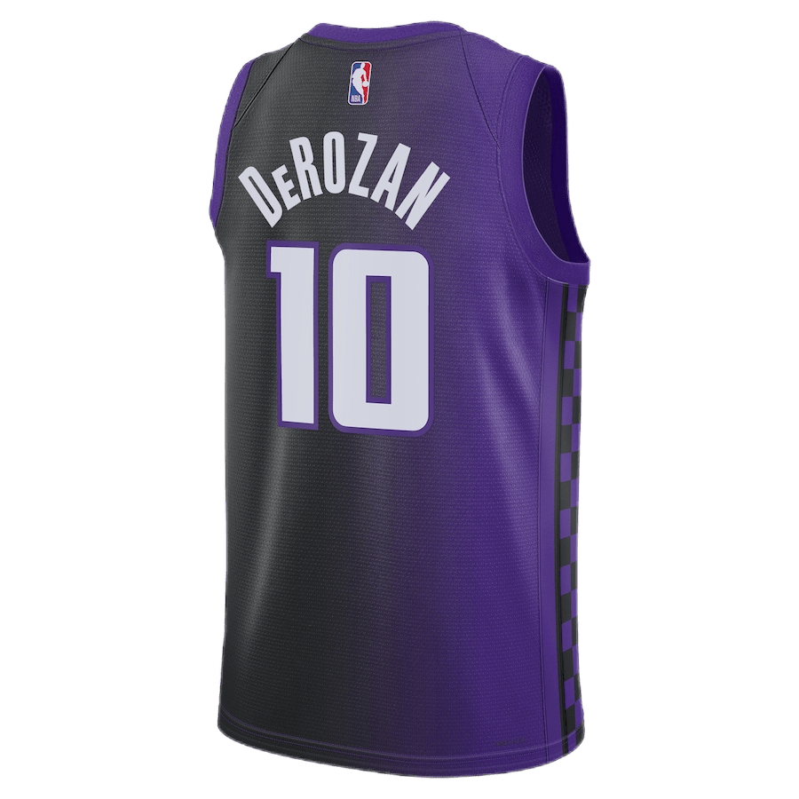 DeMar DeRozan 10 Sacramento Kings Purple Statement Jersey - Elite Zone Sports