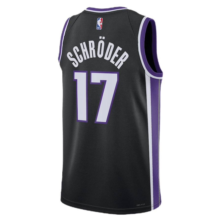 Dennis Schroder 17 Sacramento Kings Black Icon Jersey - Elite Zone Sports
