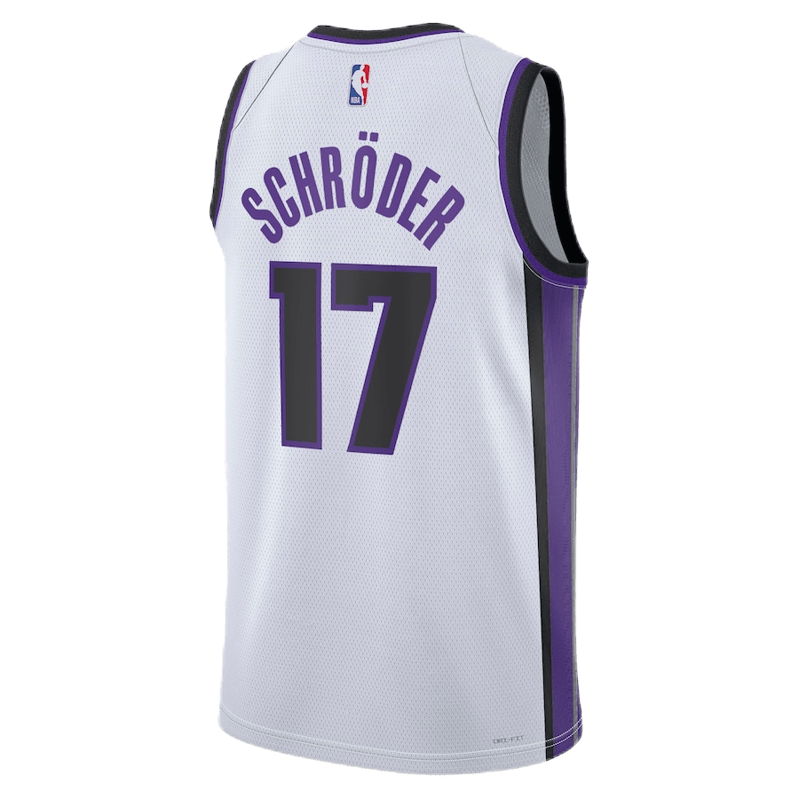 Dennis Schroder 17 Sacramento Kings White Association Jersey - Elite Zone Sports