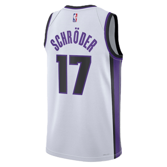 Dennis Schroder 17 Sacramento Kings White Association Jersey - Elite Zone Sports