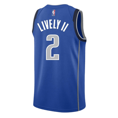 Dereck Lively II 2 Dallas Mavericks Blue Icon Jersey - Elite Zone Sports