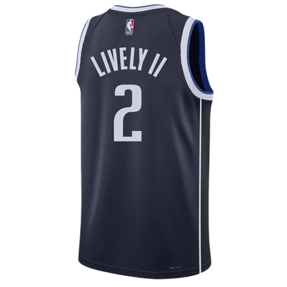 Dereck Lively II 2 Dallas Mavericks Navy Statement Jersey - Elite Zone Sports