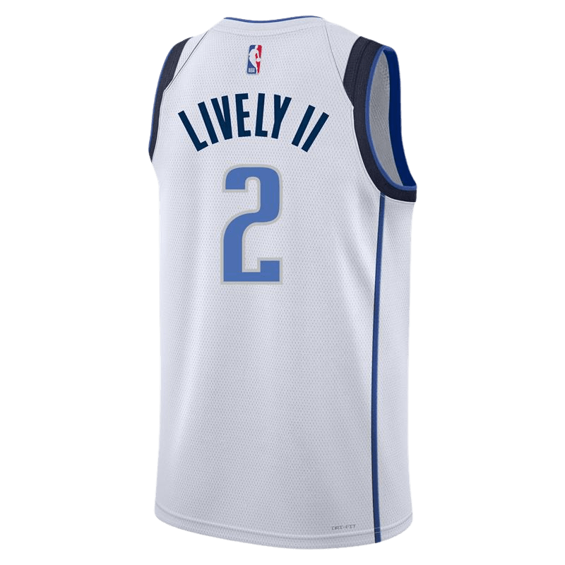 Dereck Lively II 2 Dallas Mavericks White Association Jersey - Elite Zone Sports