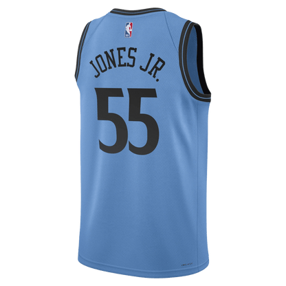 Derrick Jones Jr. 55 LA Clippers Light Blue City Edition Jersey - Elite Zone Sports