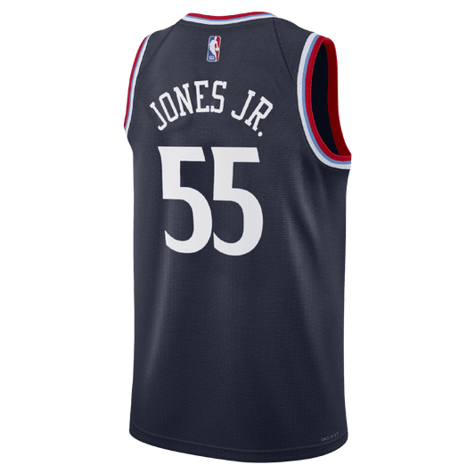 Derrick Jones Jr. 55 LA Clippers Navy Icon Jersey - Elite Zone Sports