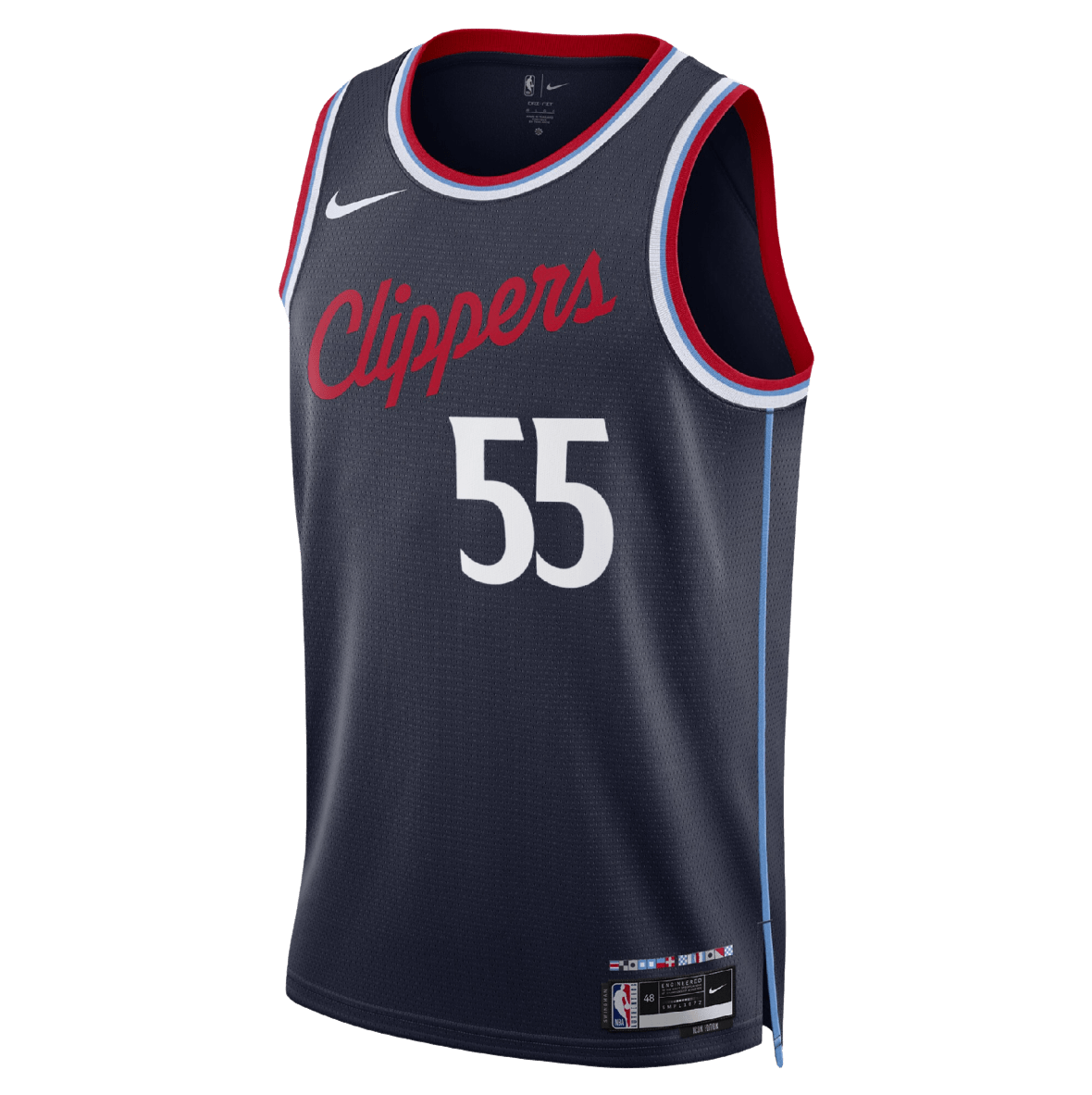 Derrick Jones Jr. 55 LA Clippers Navy Icon Jersey - Elite Zone Sports