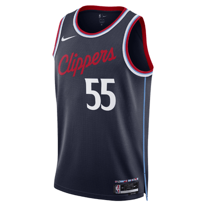 Derrick Jones Jr. 55 LA Clippers Navy Icon Jersey - Elite Zone Sports