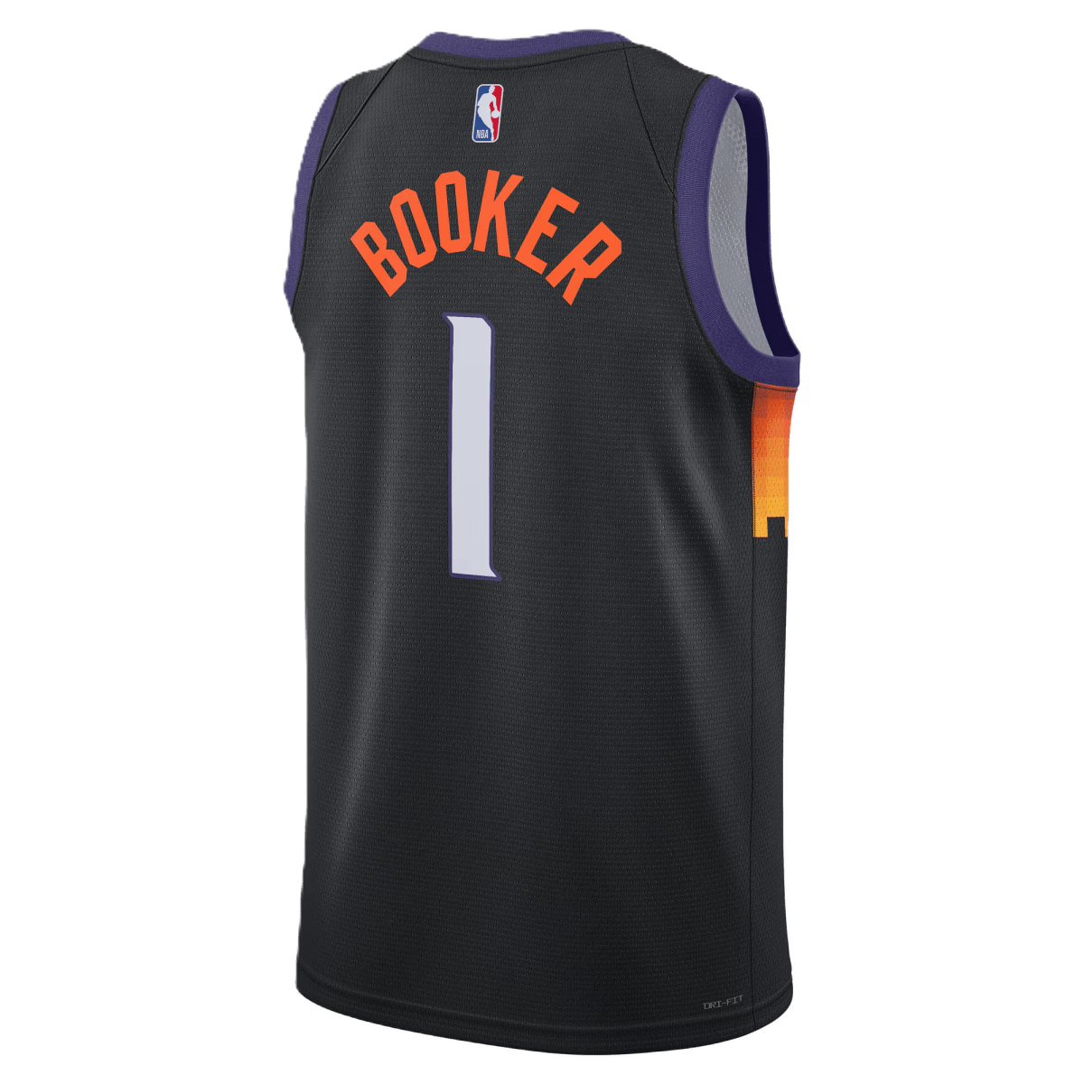 Devin Booker 1 Phoenix Suns Black 2025/26 City Edition Jersey - Elite Zone Sports