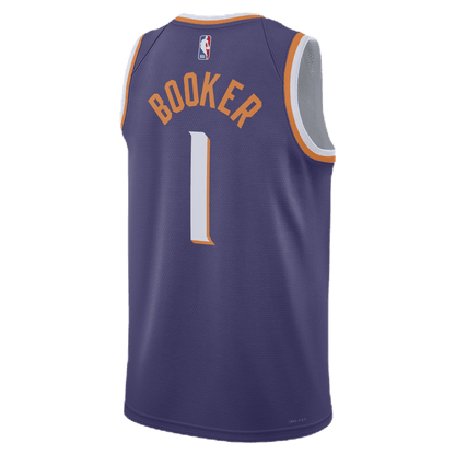 Devin Booker 1 Phoenix Suns Purple Icon Jersey - Elite Zone Sports