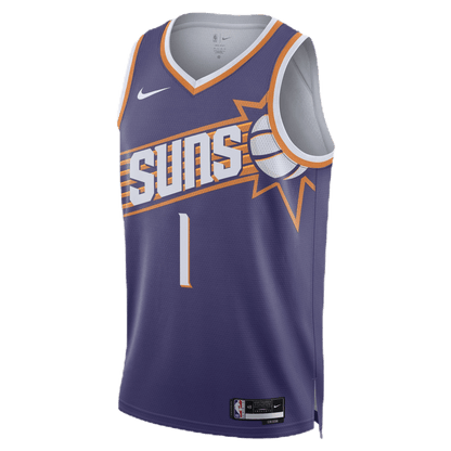 Devin Booker 1 Phoenix Suns Purple Icon Jersey - Elite Zone Sports