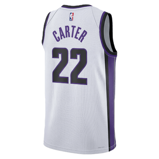Devin Carter 22 Sacramento Kings White Association Jersey - Elite Zone Sports