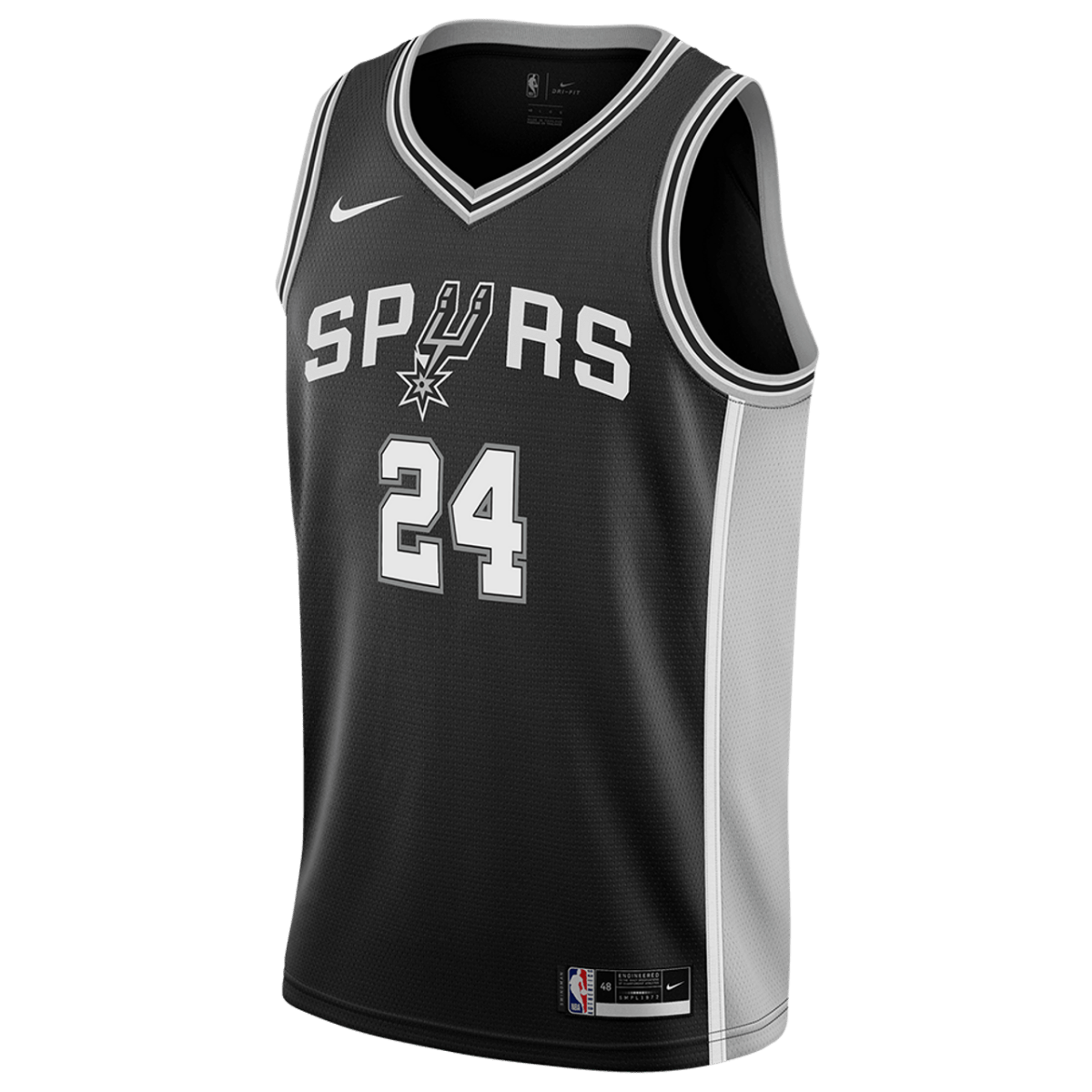 Devin Vassell 24 San Antonio Spurs Black Icon Jersey - Elite Zone Sports