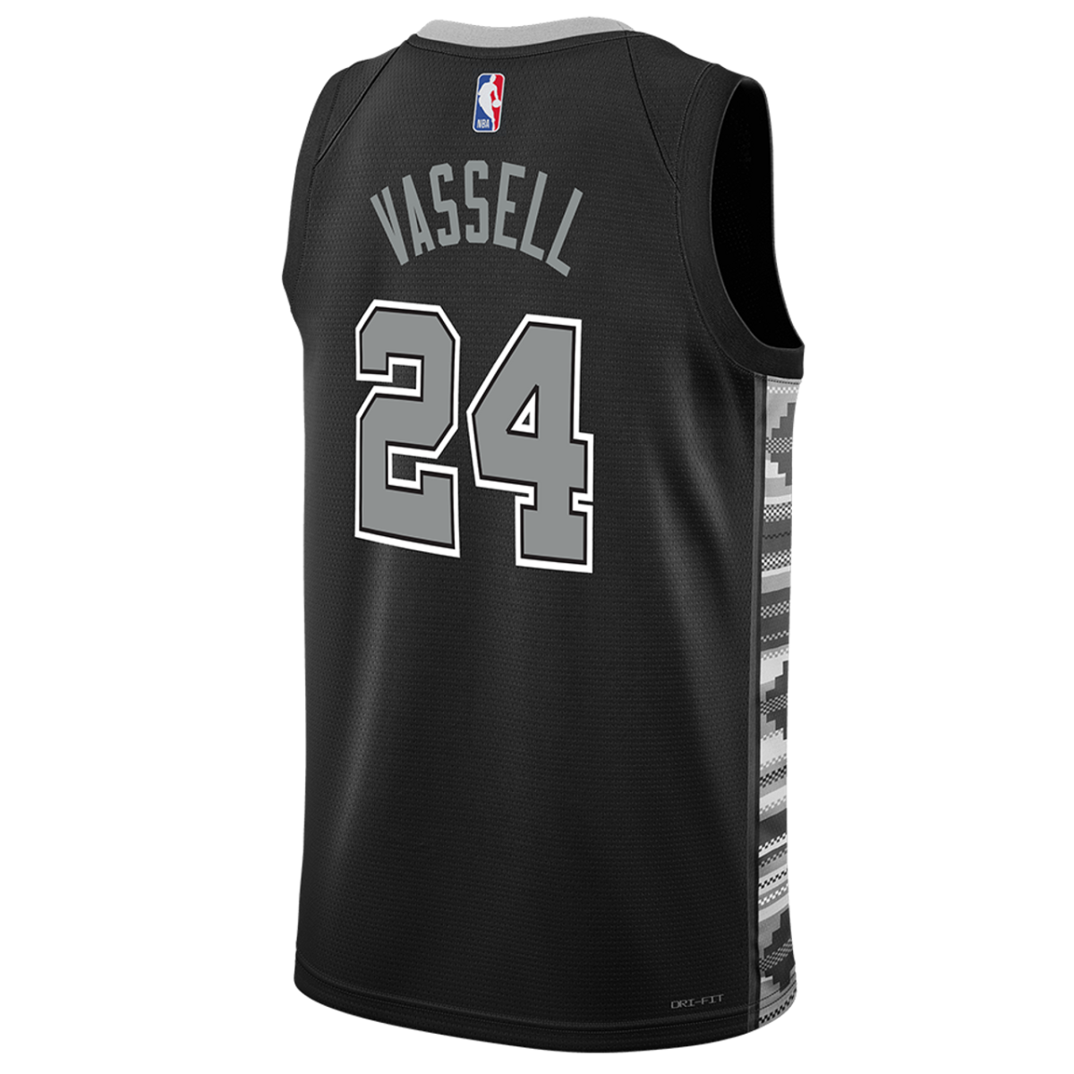 Devin Vassell 24 San Antonio Spurs Black Statement Jersey - Elite Zone Sports