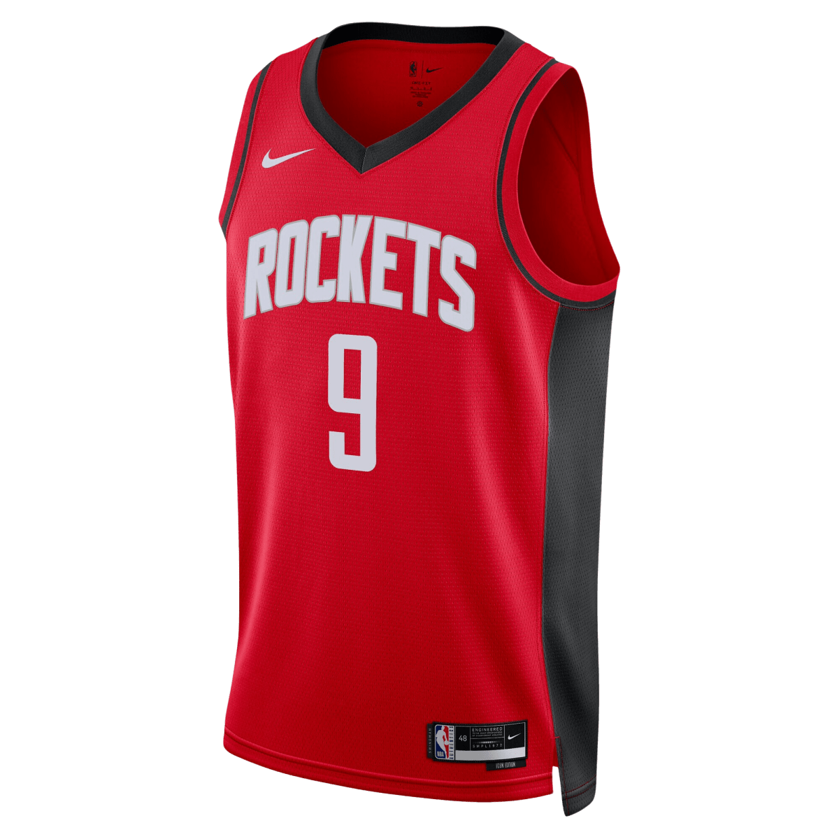 Dillon Brooks 9 Houston Rockets Red Icon Jersey - Elite Zone Sports