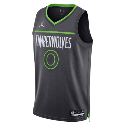 DiVincenzo 0 Minnesota Timberwolves Charcoal Statement Jersey - Elite Zone Sports