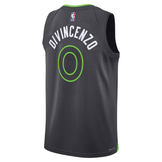 DiVincenzo 0 Minnesota Timberwolves Charcoal Statement Jersey - Elite Zone Sports