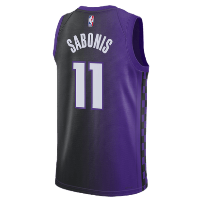 Domantas Sabonis 11 Sacramento Kings Purple Statement Jersey - Elite Zone Sports