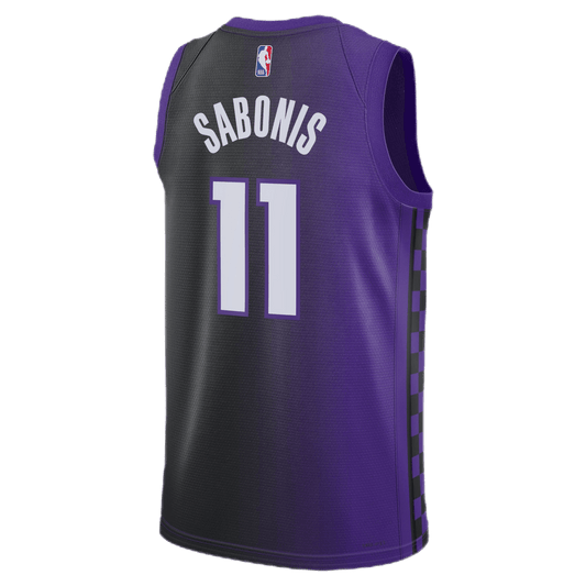 Domantas Sabonis 11 Sacramento Kings Purple Statement Jersey - Elite Zone Sports