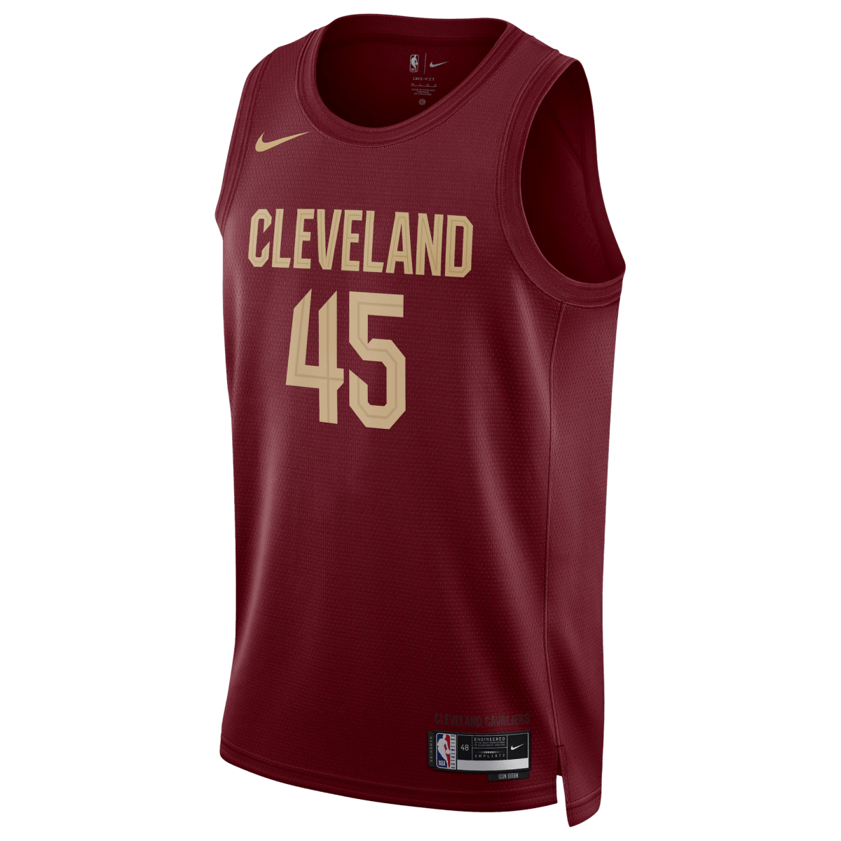 Donovan Mitchell 45 Cleveland Cavaliers Burgundy Icon Jersey - Elite Zone Sports