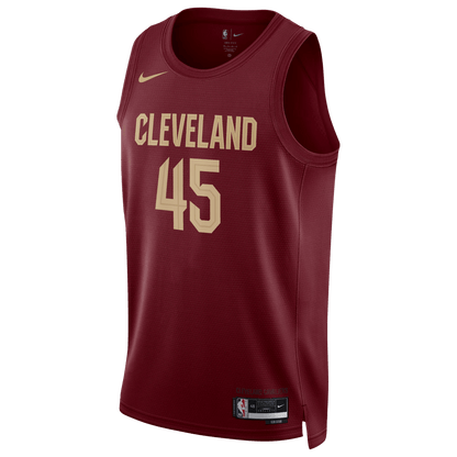 Donovan Mitchell 45 Cleveland Cavaliers Burgundy Icon Jersey - Elite Zone Sports