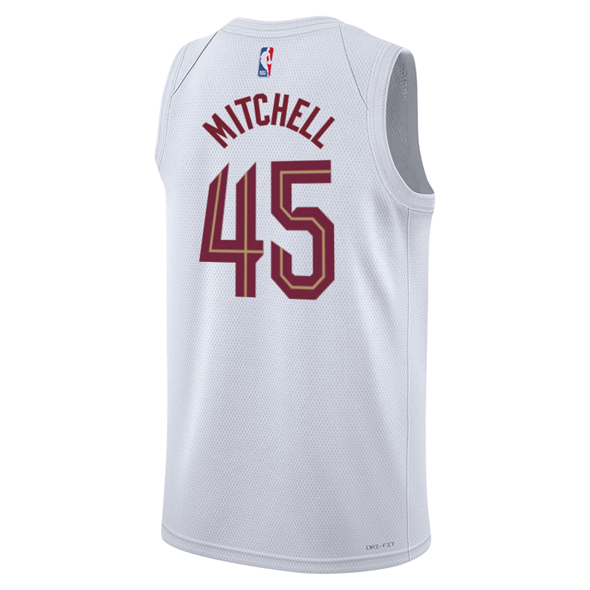 Donovan Mitchell 45 Cleveland Cavaliers White Association Jersey - Elite Zone Sports