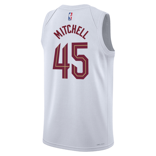 Donovan Mitchell 45 Cleveland Cavaliers White Association Jersey - Elite Zone Sports