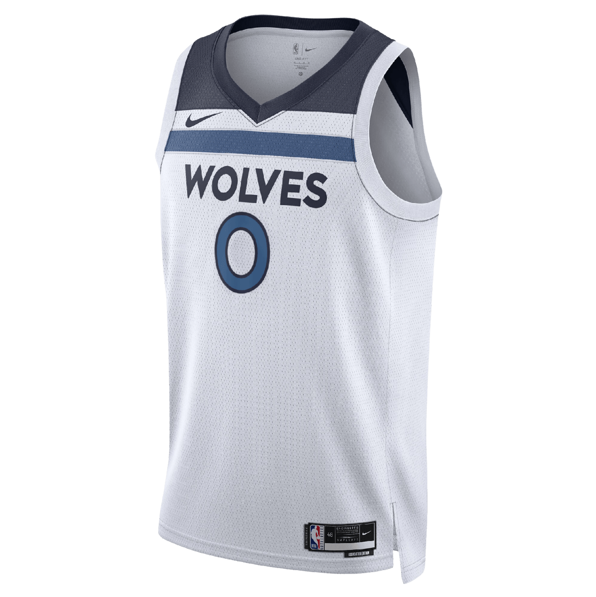 Donte DiVincenzo 0 Minnesota Timberwolves White Association Jersey - Elite Zone Sports