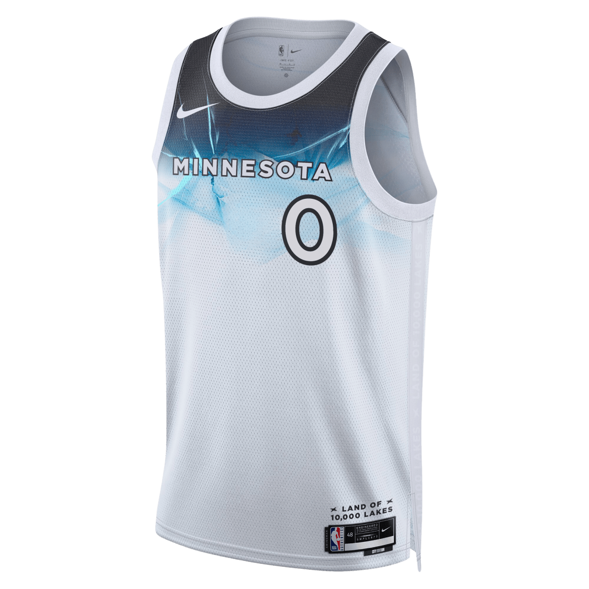 Donte DiVincenzo 0 Minnesota Timberwolves White City Edition Jersey - Elite Zone Sports