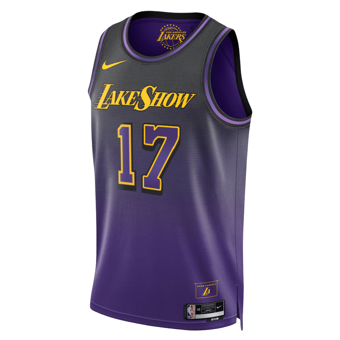 Dorian Finney - Smith 17 Los Angeles Lakers Purple City Edition Jersey - Elite Zone Sports