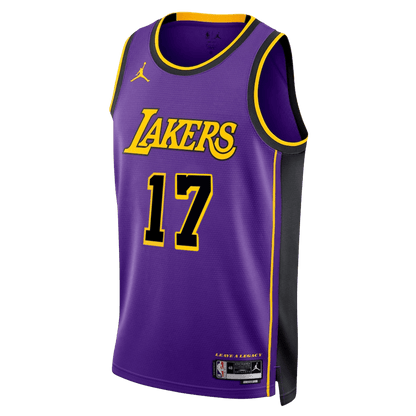 Dorian Finney - Smith 17 Los Angeles Lakers Purple Statement Jersey - Elite Zone Sports