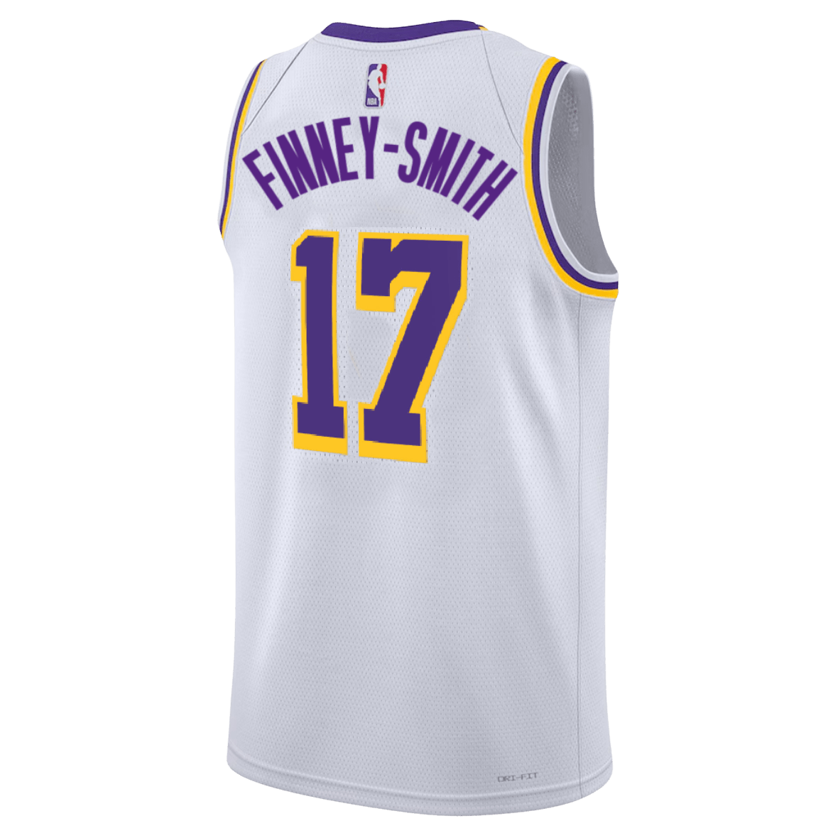 Dorian Finney - Smith 17 Los Angeles Lakers White Association Jersey - Elite Zone Sports