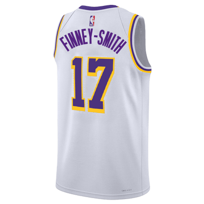 Dorian Finney - Smith 17 Los Angeles Lakers White Association Jersey - Elite Zone Sports