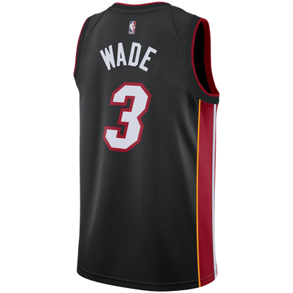 Dwyane Wade 3 Miami Heat Black Icon Jersey - Elite Zone Sports