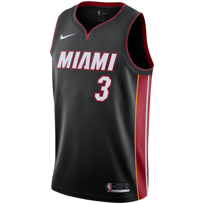Dwyane Wade 3 Miami Heat Black Icon Jersey - Elite Zone Sports