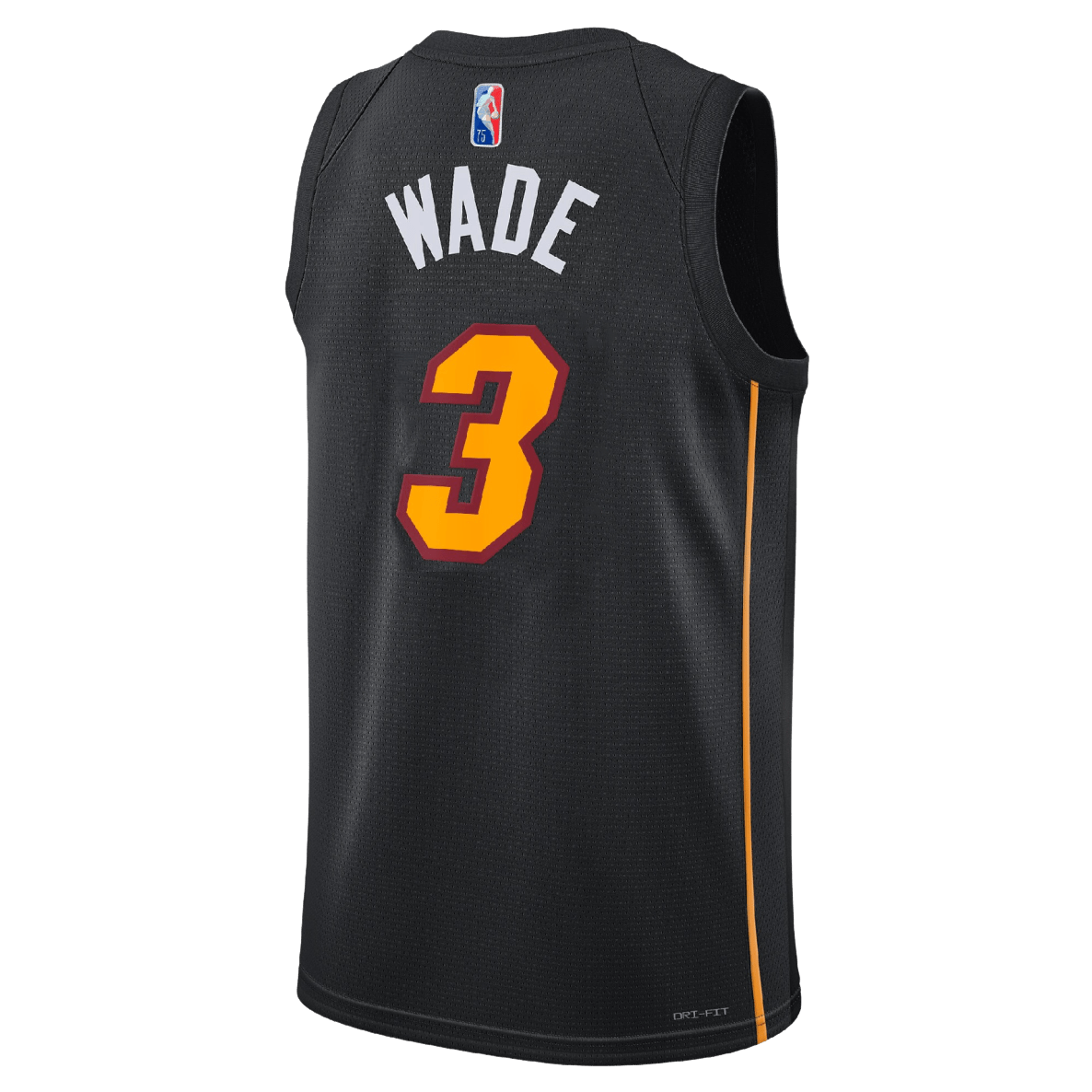 Dwyane Wade 3 Miami Heat Black Mashup Jersey - Elite Zone Sports