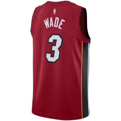 Dwyane Wade 3 Miami Heat Red Statement Jersey - Elite Zone Sports