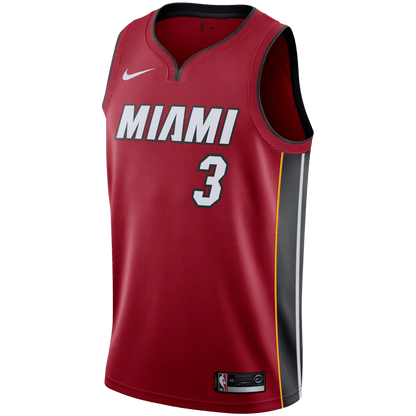 Dwyane Wade 3 Miami Heat Red Statement Jersey - Elite Zone Sports