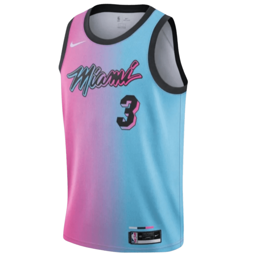 Dwyane Wade 3 Miami Heat ViceVersa Jersey - Elite Zone Sports